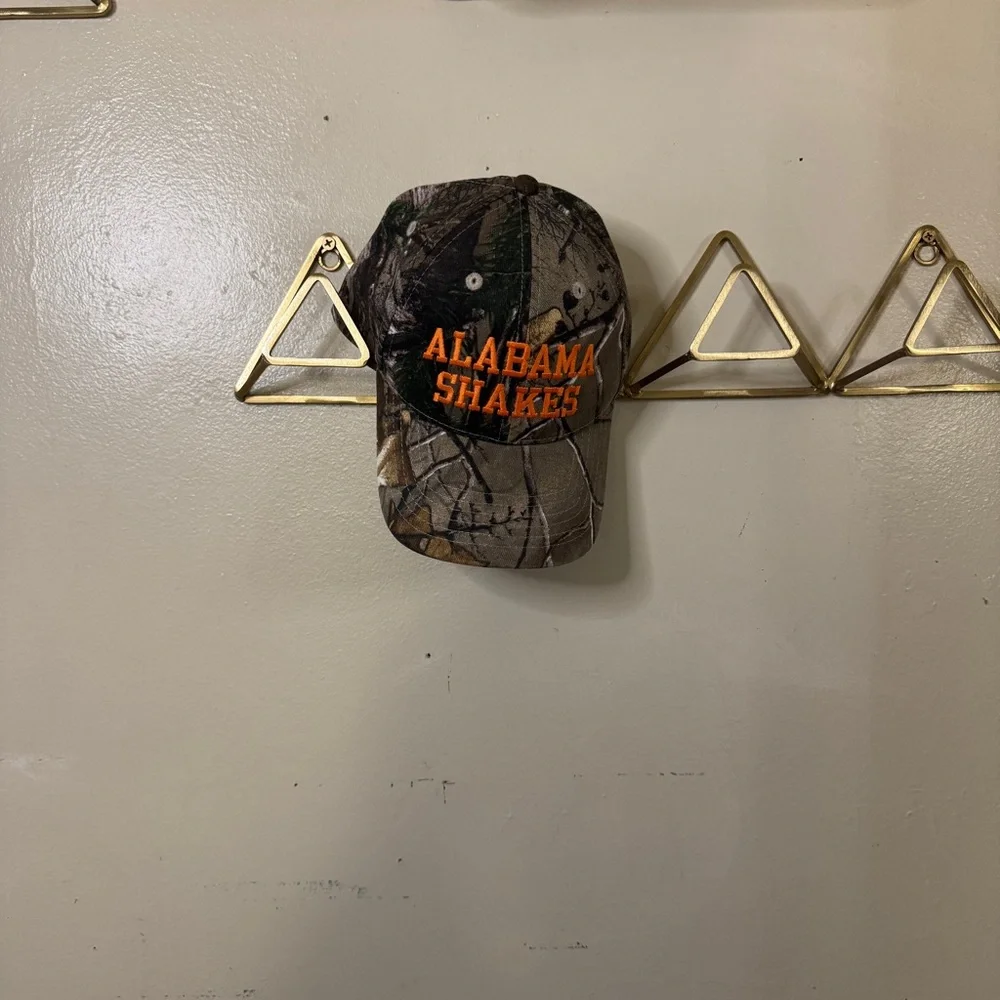 Alabama Shakes Camo & Orange Baseball Cap Dad Hat - Picture 2 of 6